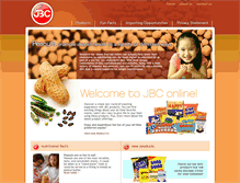 Tablet Screenshot of jbcfood.com